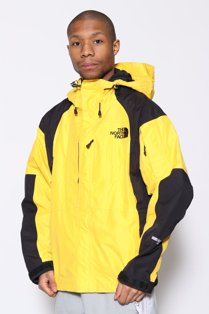 the north face jacket yellow