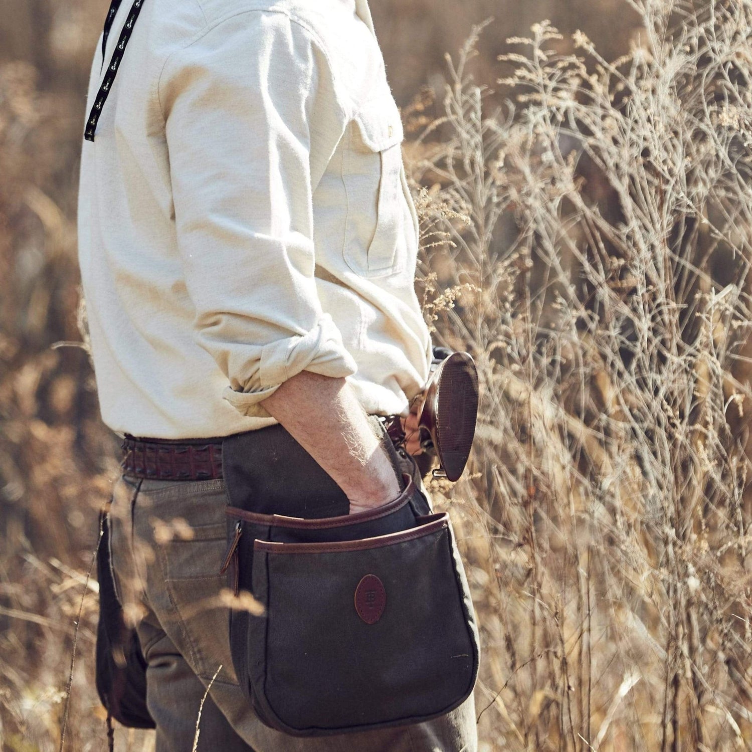 Clark Dopp Kit in Charcoal Waxed Canvas – J. Stark – Made in USA