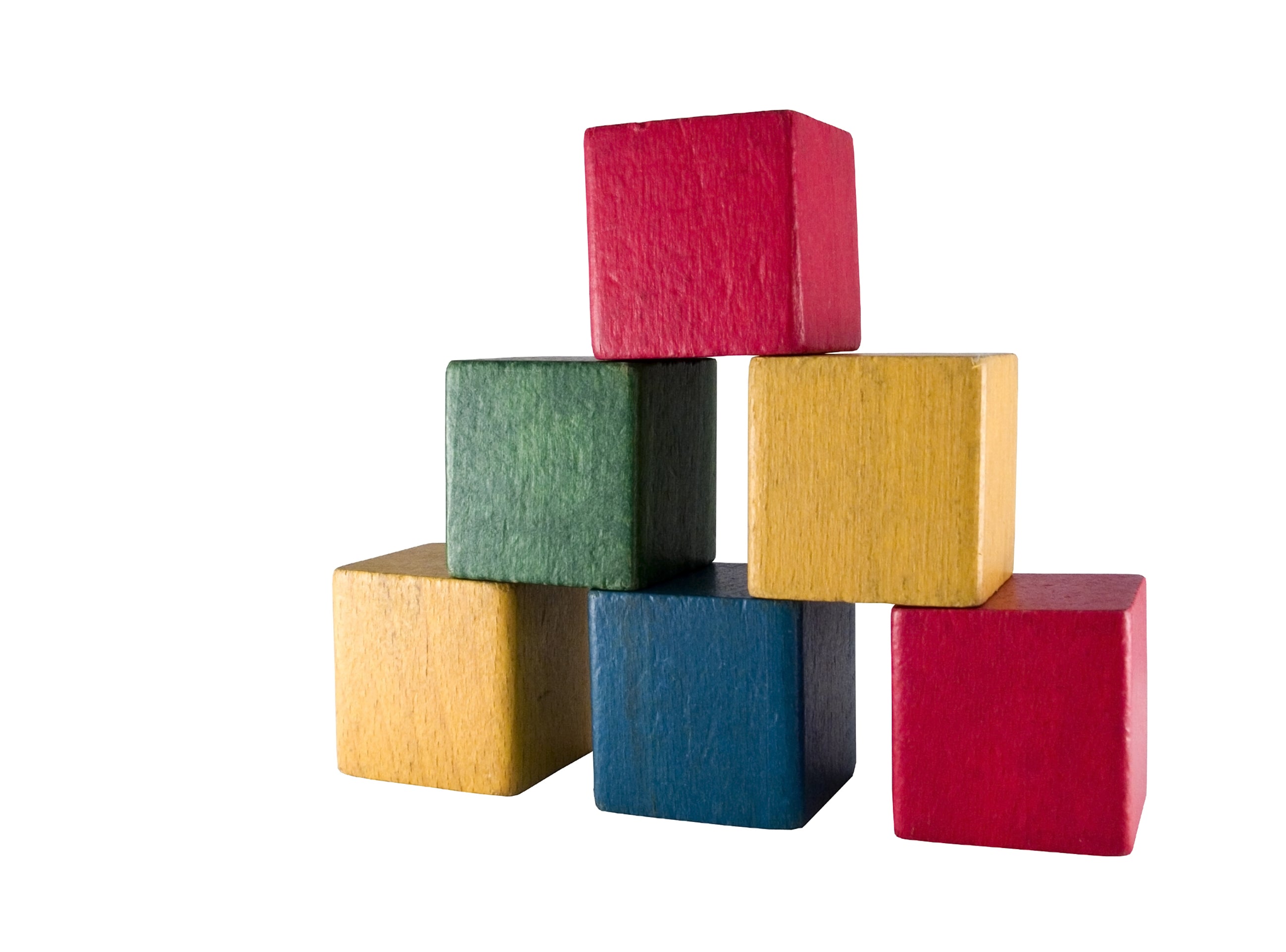 Colorful and environment friendly DIY wooden blocks for babies to play with 