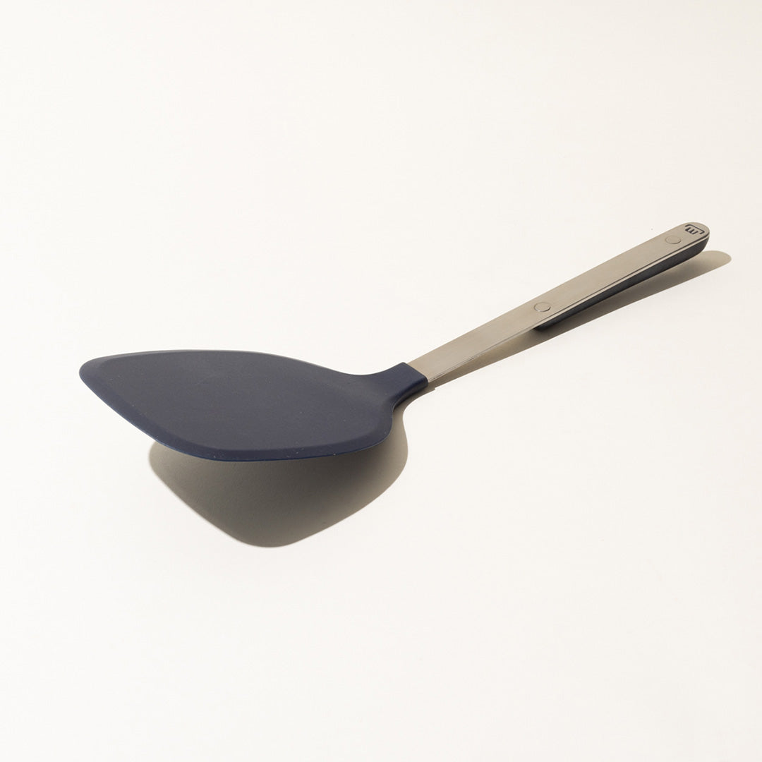 Cooking Utensils With Nonstick Silicone & Stainless Steel-serving