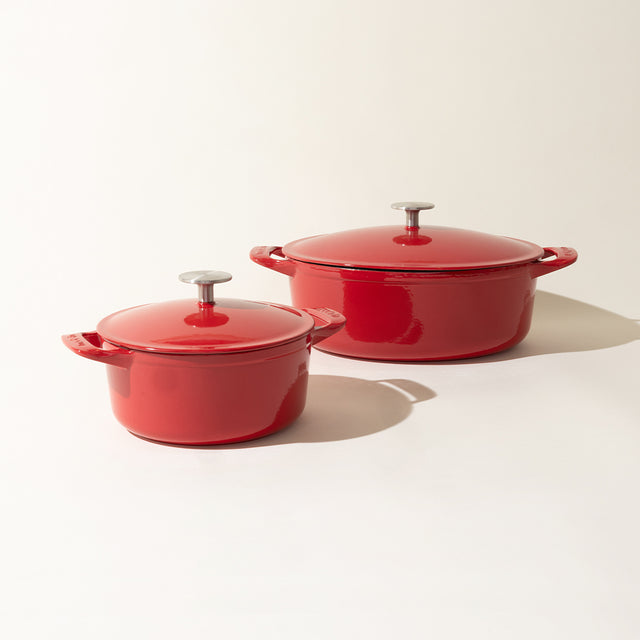 2 Quart Round Enameled Cast Iron Braiser Pan - On Sale - Bed Bath & Beyond  - 38244947