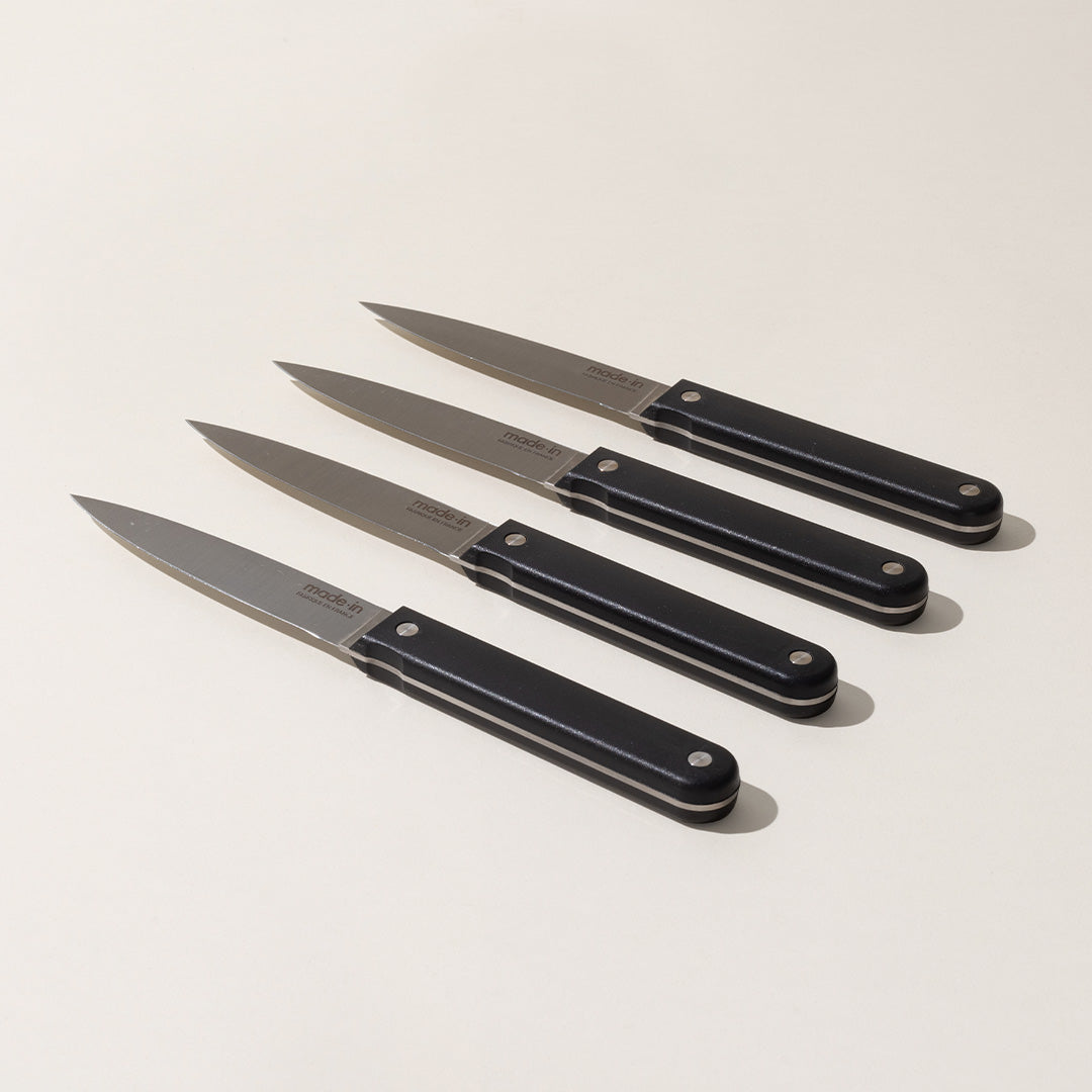 Steak knives non-stick blades black handle - Coutellerie - Pradel