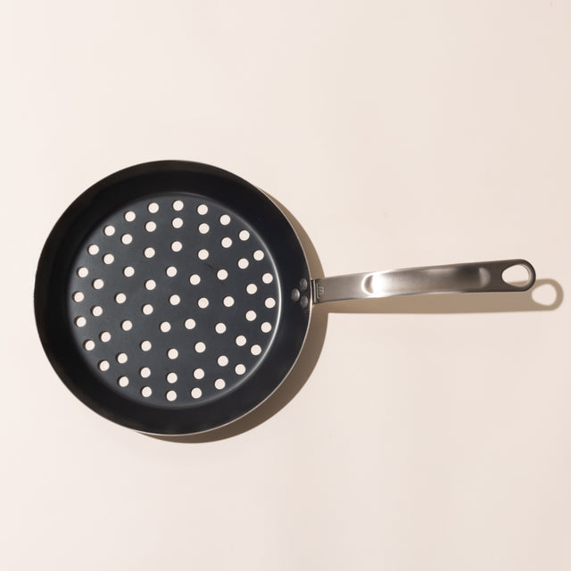 Blue Carbon Steel Grill Frying Pan