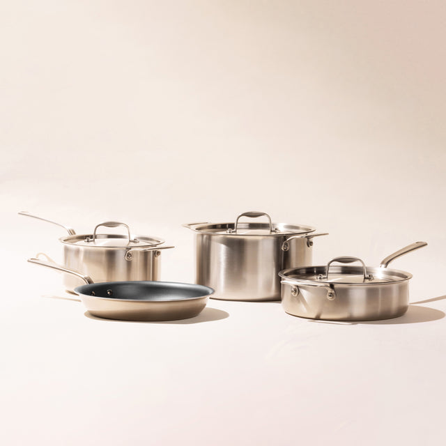 non stick set 7 piece graphite