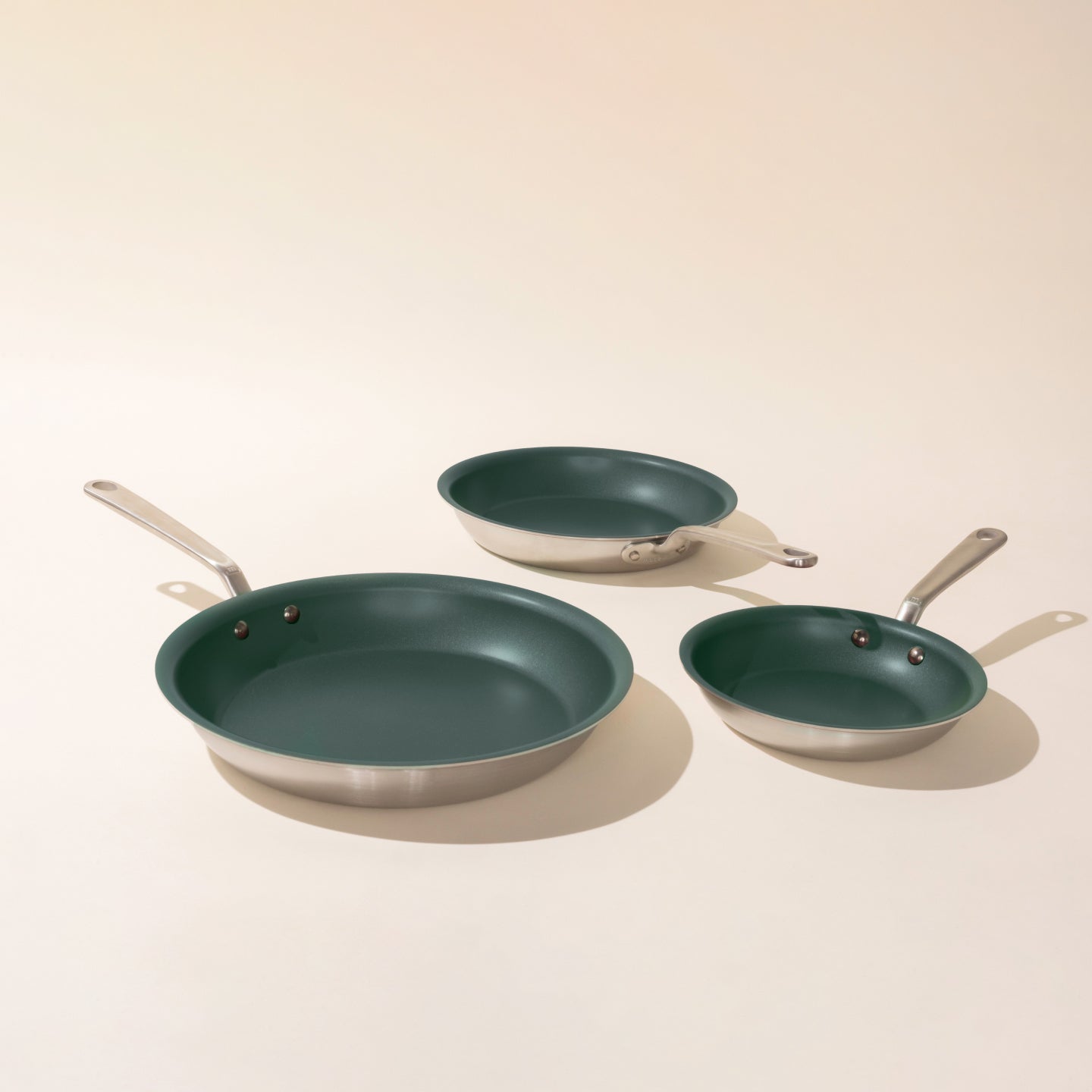 Hudson Ceramic Nonstick 4-Piece Cookware Set | Dark Blue