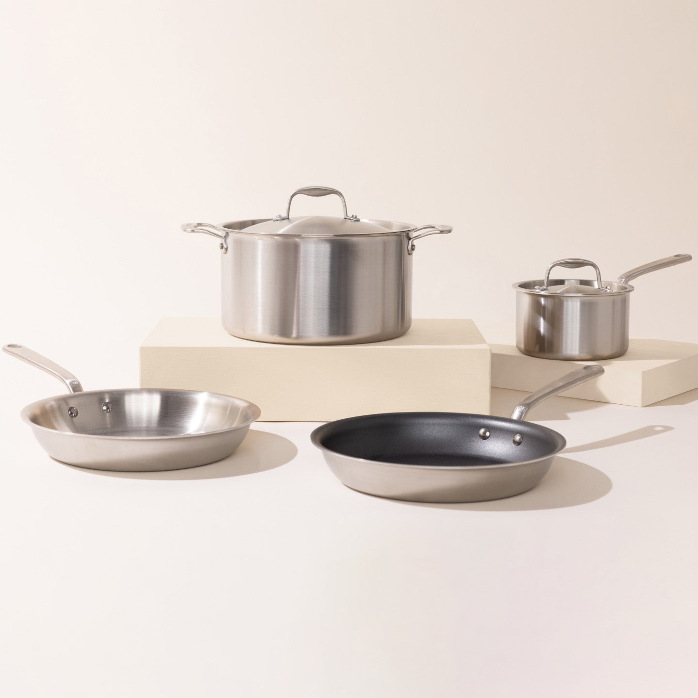 A.M.C. - pots - COOKWARE of 12 - Steel (stainless) - Catawiki