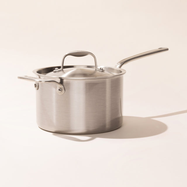 stainless clad saucepan 4 qt