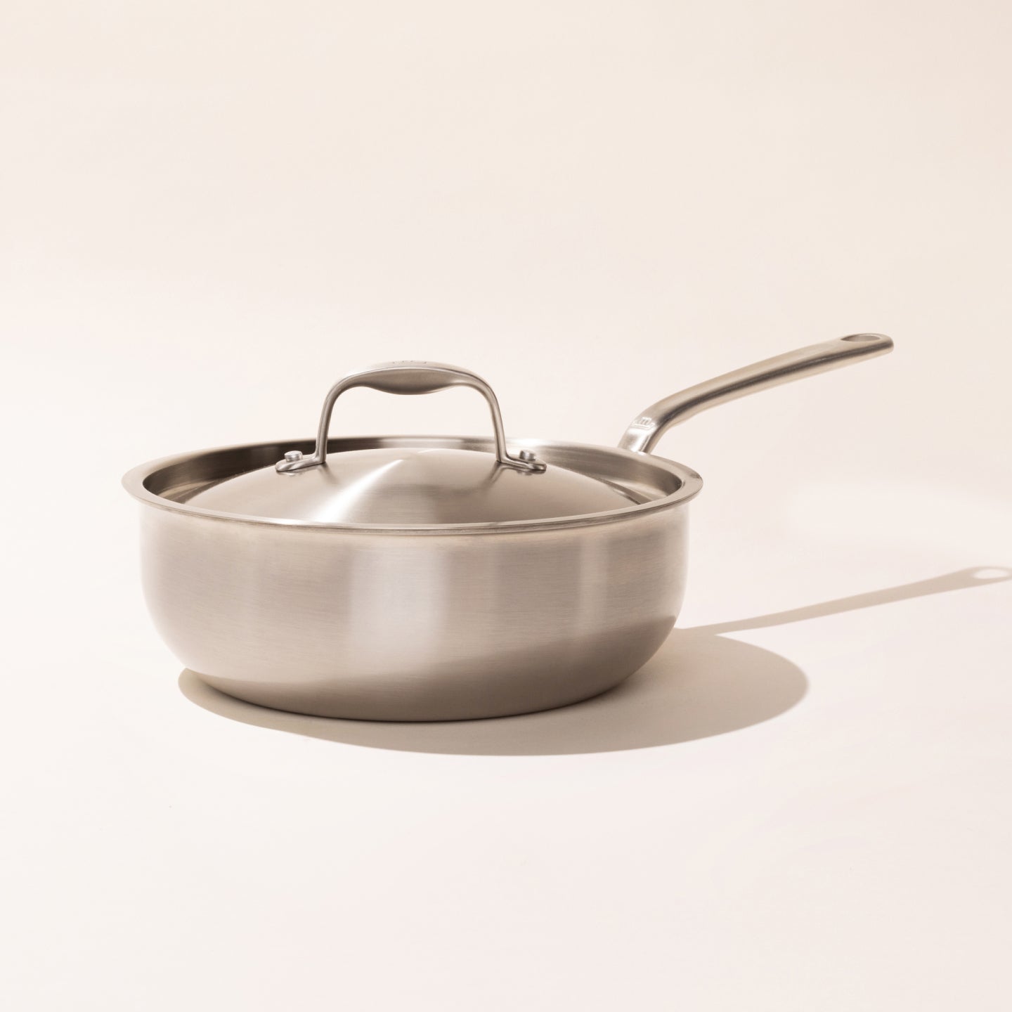 American Kitchen Cookware - 3 Qt. Covered Saucepan / Stainless Steel