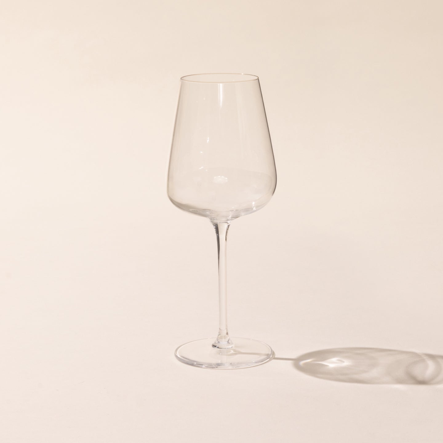 Clear Stemless Wine Glass, Hand-Blown in Guatemala