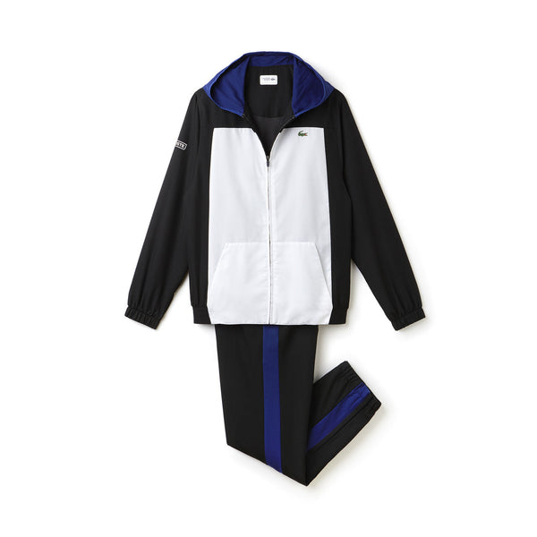 lacoste sport tennis colorblock tracksuit