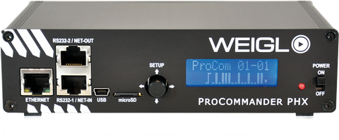 connecting weigl procommander with usb