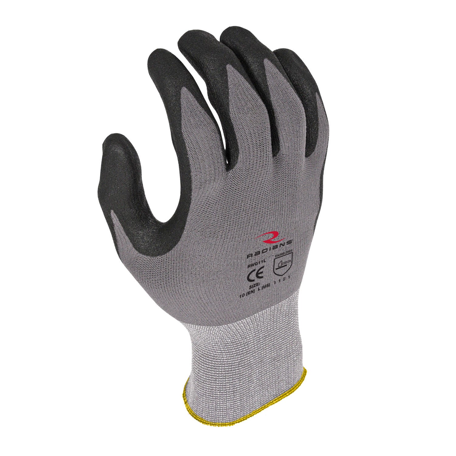 Radians RWG11 Micro-Foam Nitrile Gripper Glove (Size: XL) RWG11XL