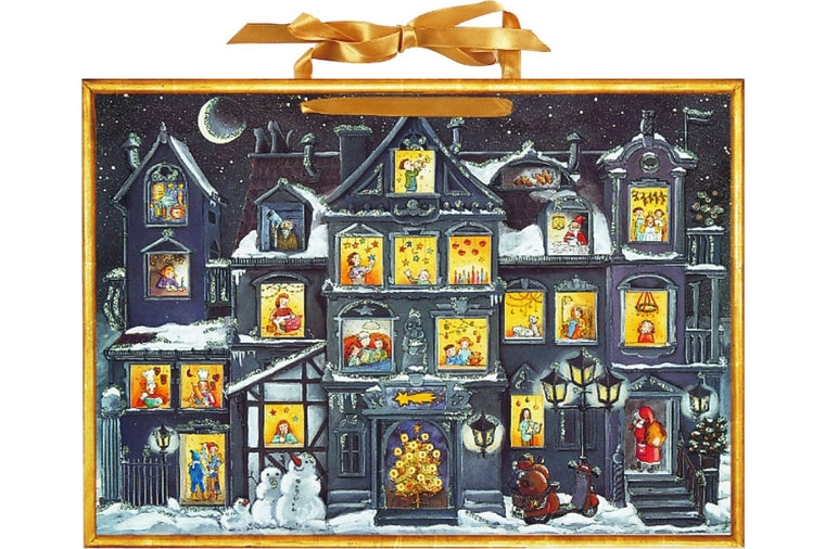 Christmas House at Night Advent Calendar