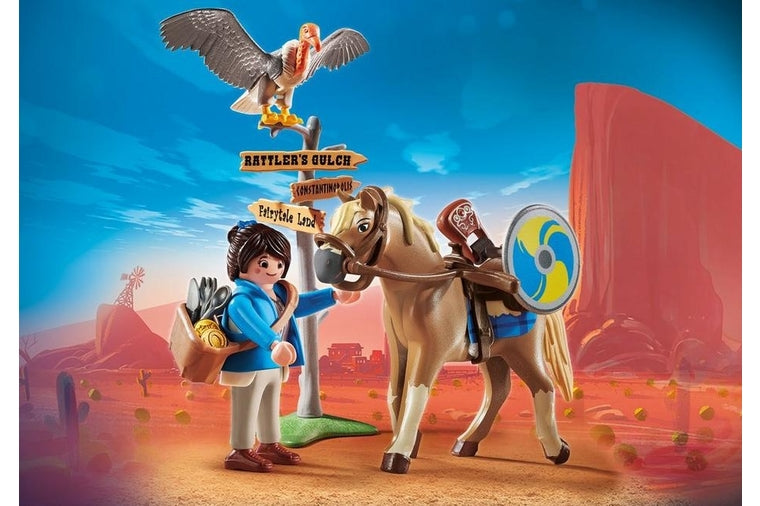 and Del with Flying Horse - Playmobil 70074 - The Bowerbird CT