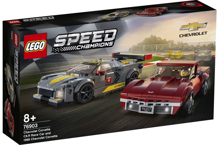 Lego - Chevrolet Corvette C8.R Race Car and 1968 Chevrolet Corvette 76903