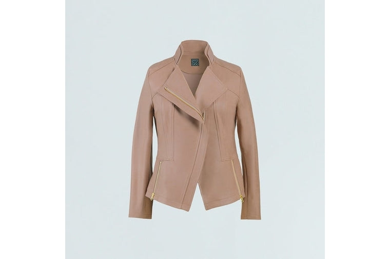 Clara Sunwoo Liquid Leather Jacket - Ruby - The Bowerbird CT