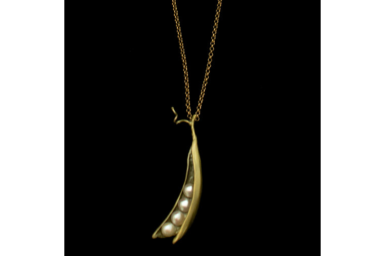 michael michaud pea pod necklace