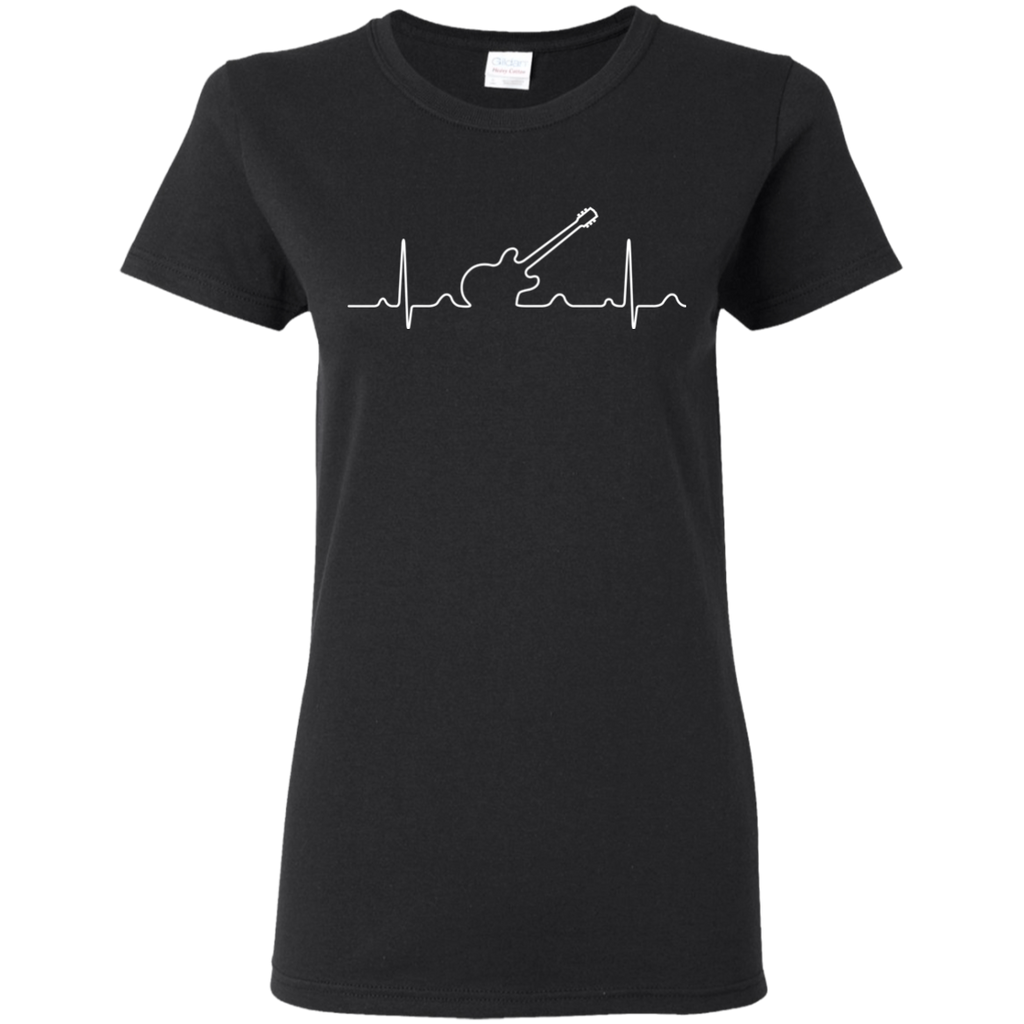 Heartbeat Electric Guitar 2 Ladies T-Shirt – Jerry's Guitar Tees