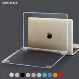 Crystal Hard Laptop Case For MacBook Pro 16 A2141 2019 Touch ID A1932 Cover For Macbook Air 13 A1466 A1369 Pro Retina 12 13 15 1 2