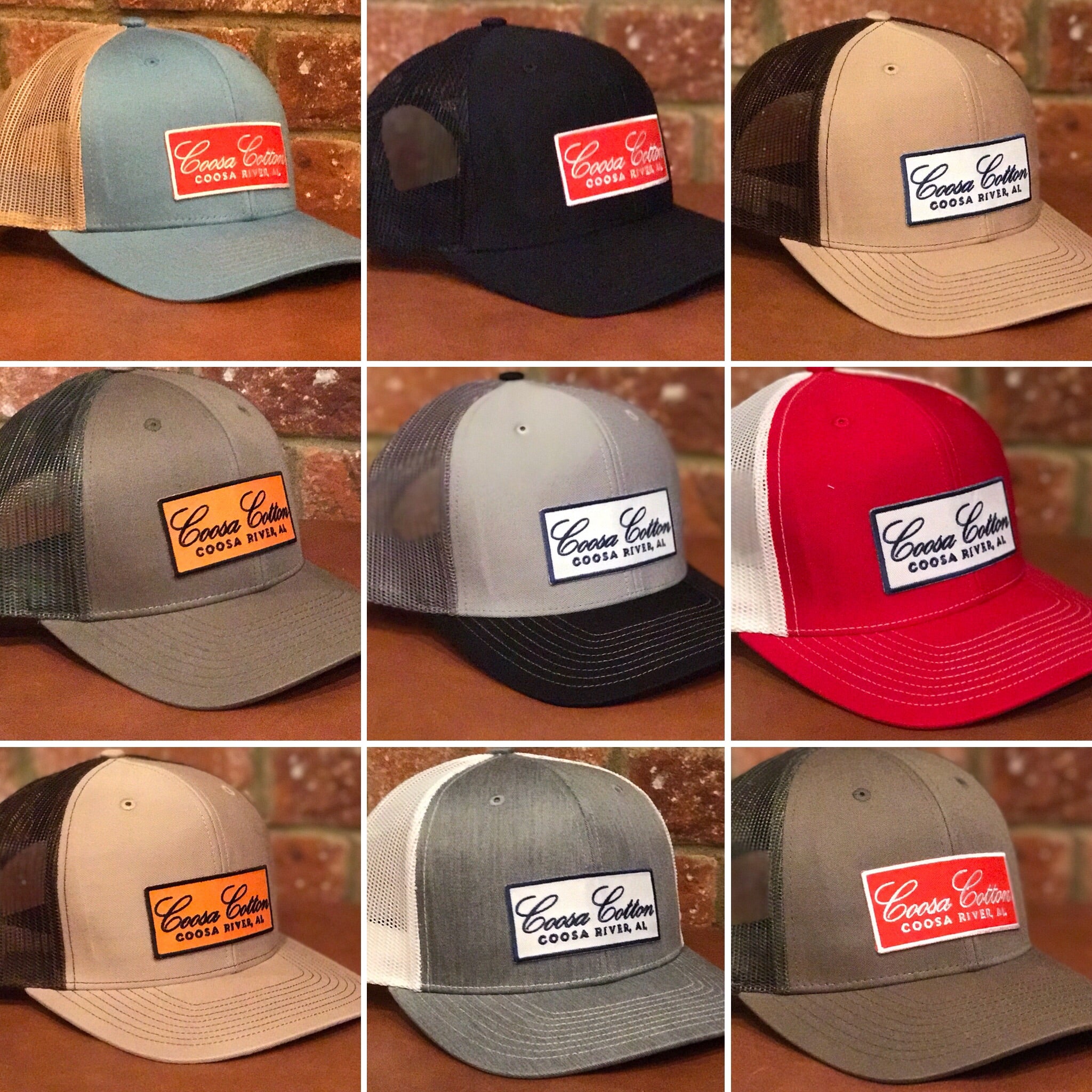 Trucker Hat - Solid Grey – Coosa Cotton