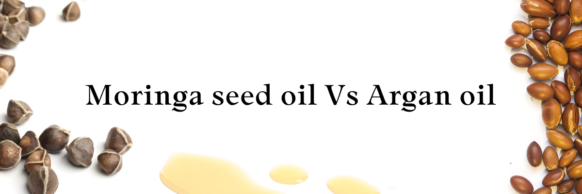 compare the organic moringa seed oil with argan oil