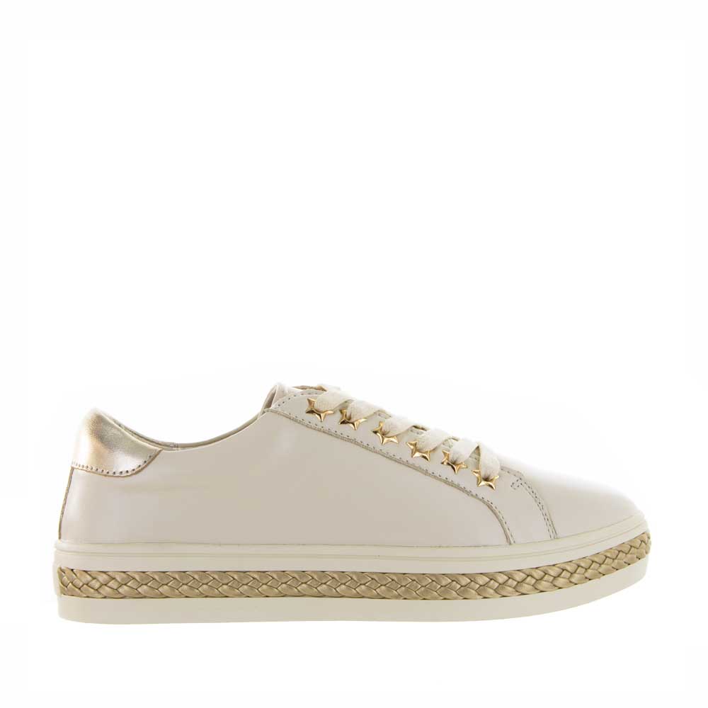 Alfie & Evie Plant Cream Gold | Collective Shoes