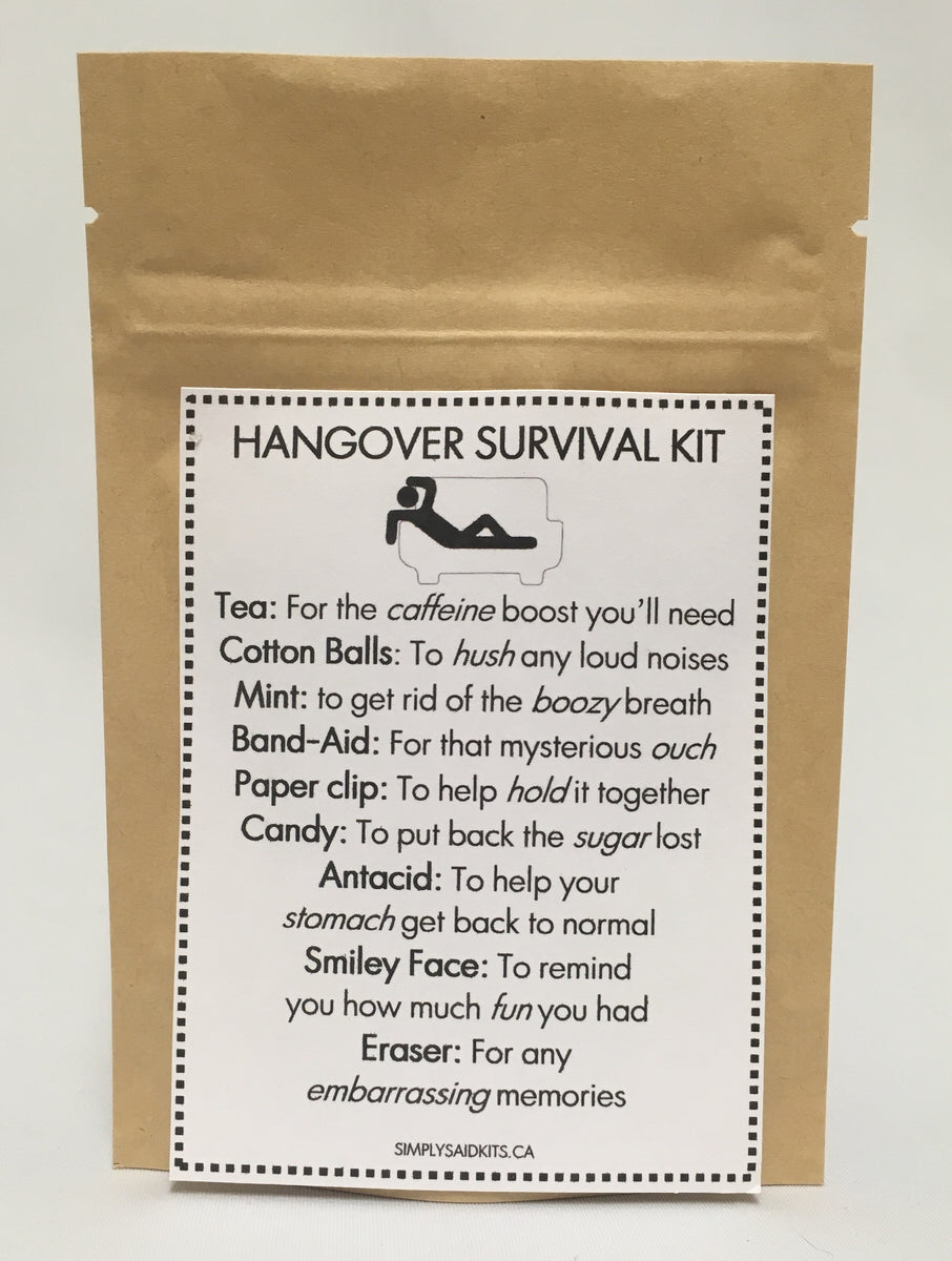 Hangover Survival Kit – SimplySaidKits