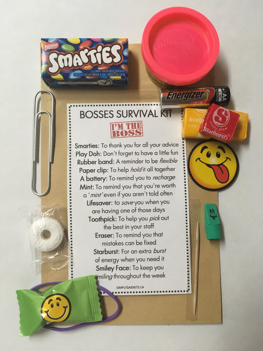 Boss Survival Kit – SimplySaidKits