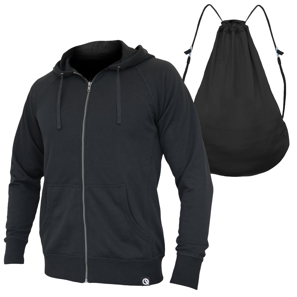 mens light zip up hoodie