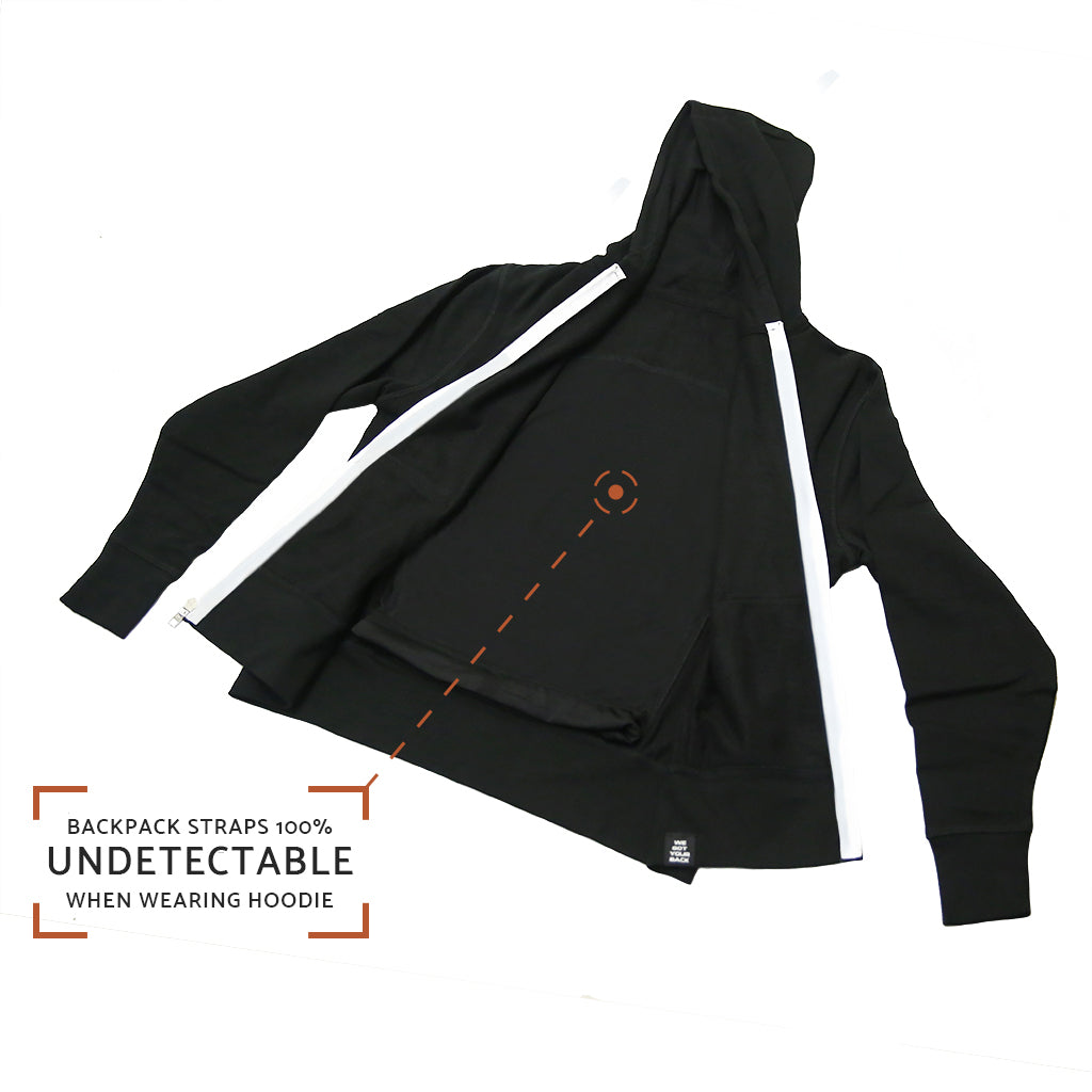 Hero Hoodie Lite (Black) - Quikflip Apparel