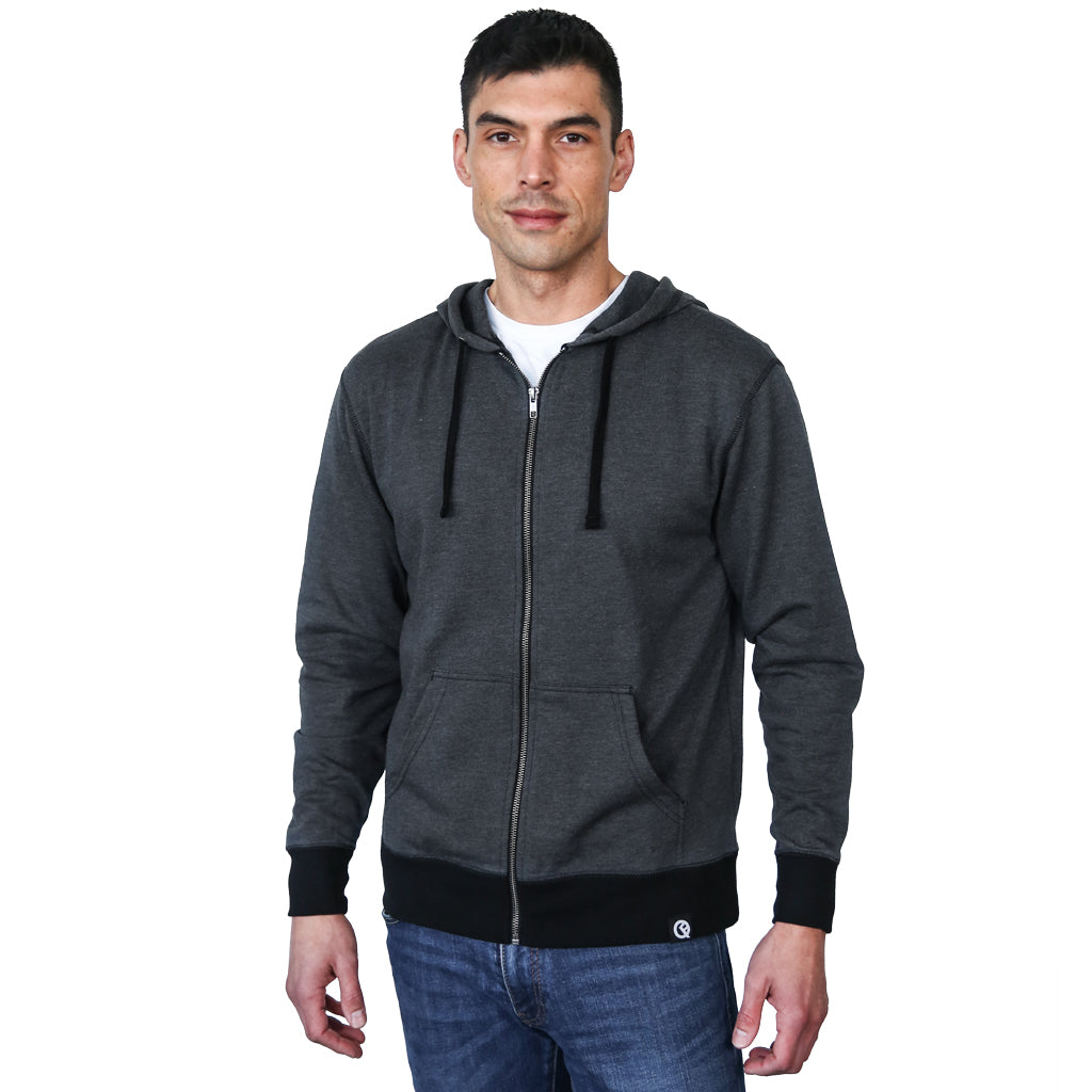 Hero Hoodie Classic (Gunmetal Gray) - Quikflip Apparel