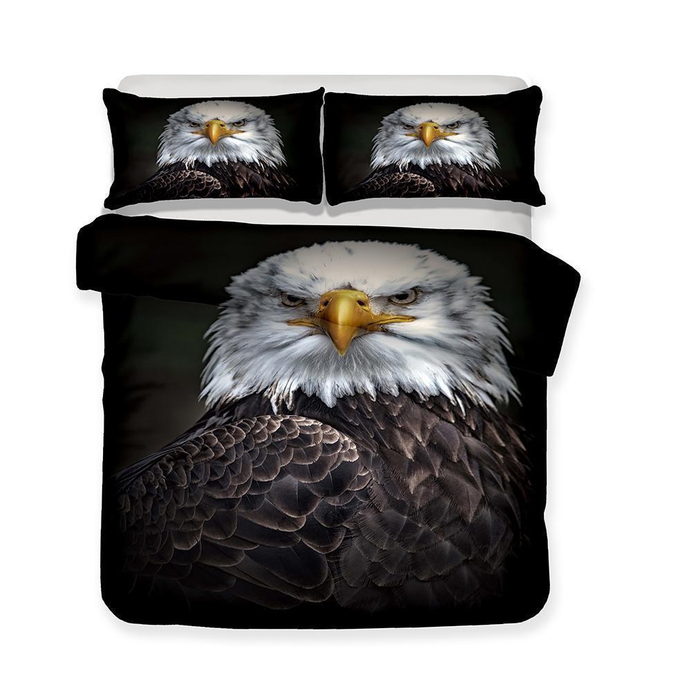 Bird Print Eagle 3d Bedding Set Extra Large Design Bed Cover Mr