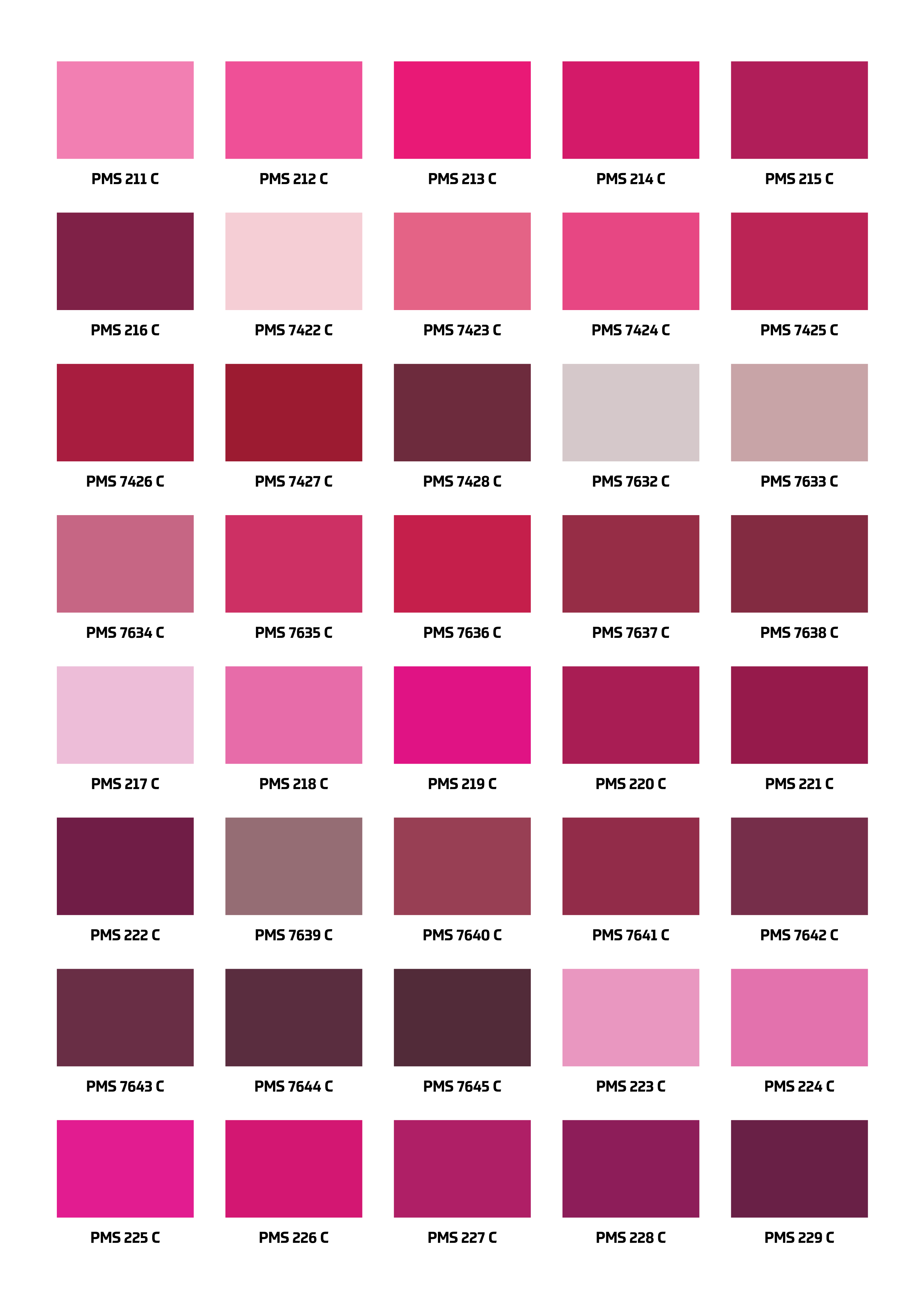 Colour Maroon Colour Chart