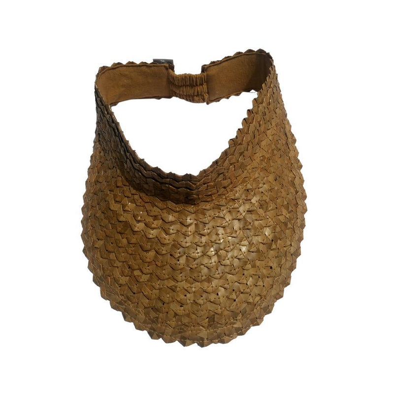 wicker sun visor