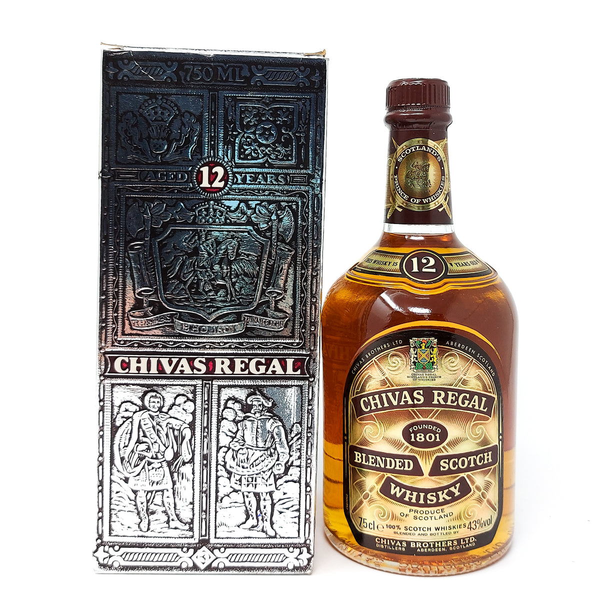 Chivas 12 Year Old Scotch Whisky, 75cl, 43% ABV — Old and Whisky