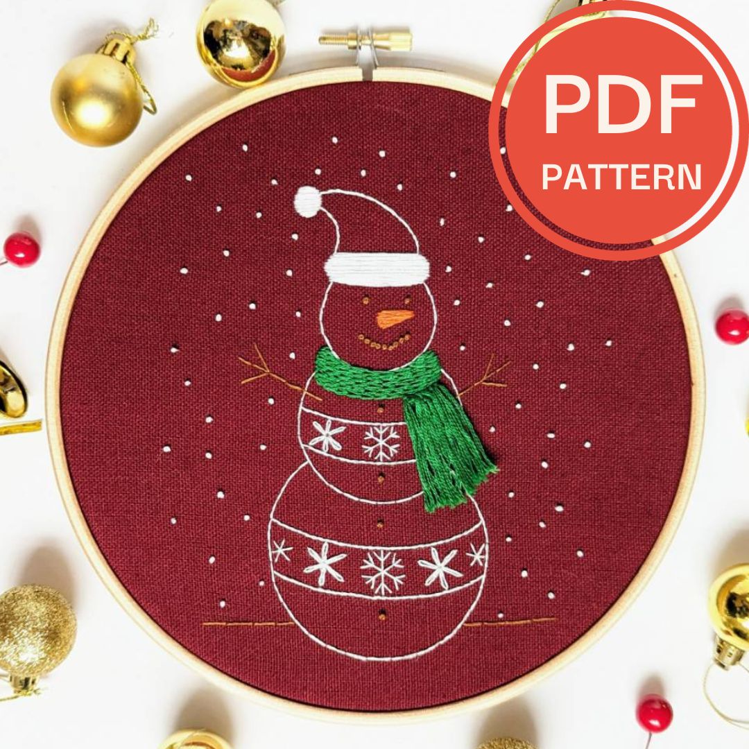 Nuberlic 3 Pc Christmas Embroidery Kit for Beginner Adults Kids with Santa  Snowman Owl Patterns Stamped Cross Stitch Kits with 3 Embroidery Hoops