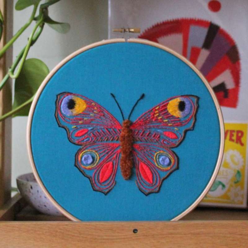 butterfly embroidery