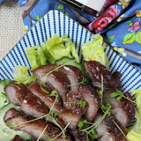 Mei's homemade Miso & Plum Hoisin Sauce Chinese BBQ Pork Char Siu