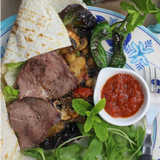 Mei's homemade Smoked Paprika Chilli Sauce Super Protein Wrap