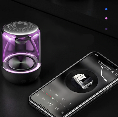 wireless bluetooth speaker with led lights