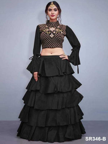 crop top lehenga for 13 year old