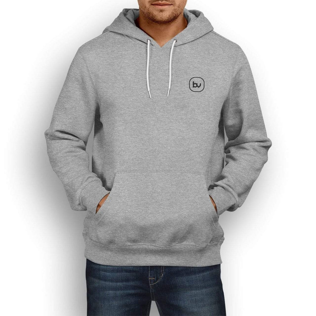 plain gray hoodie