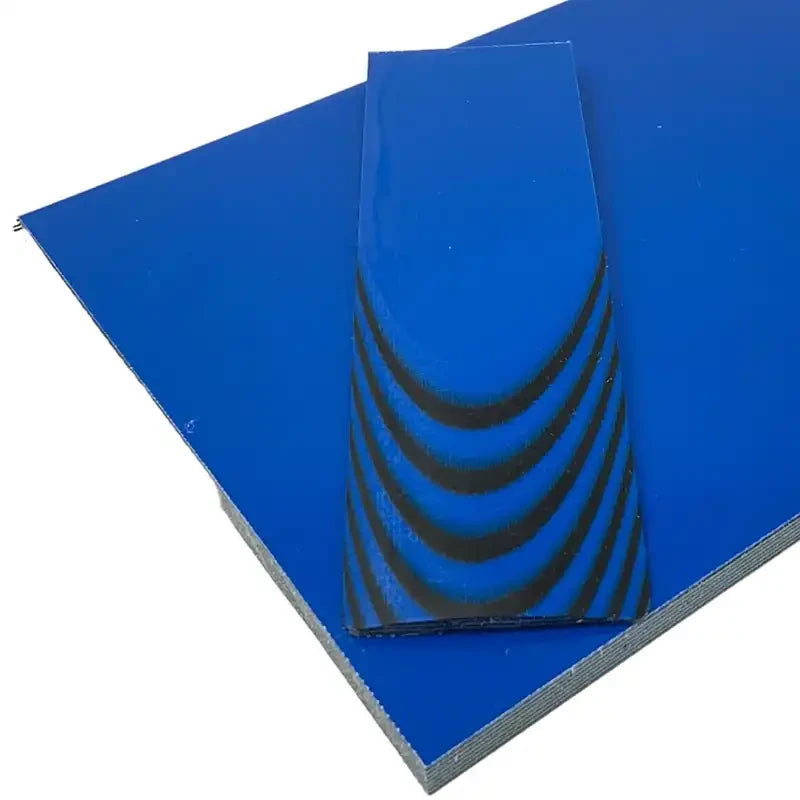 AmeraGrip G10 with Nitrile Rubber- Blue G10 and Black- 1/4" Sheets