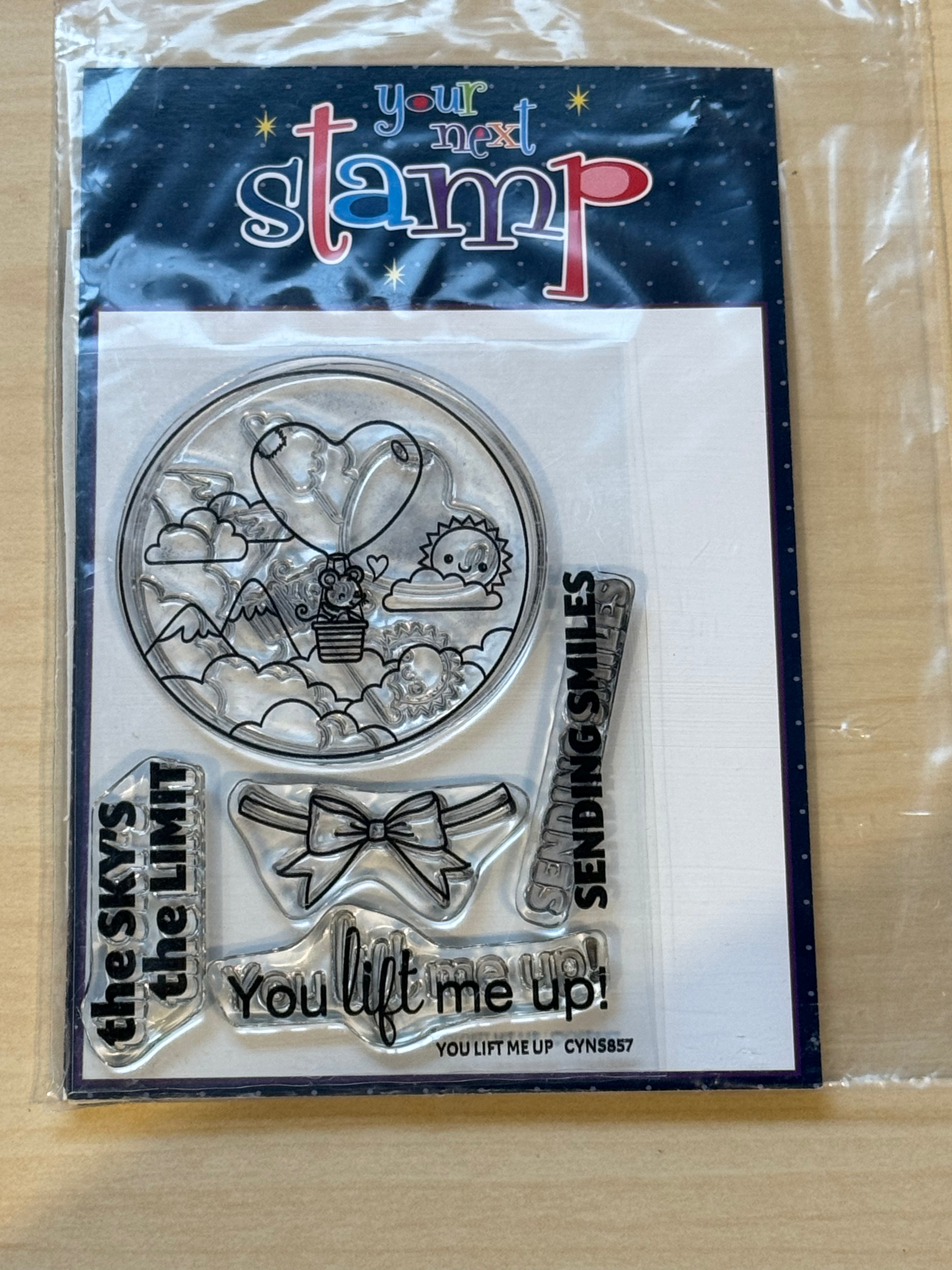 GS-Your Next Stamp Mouse in Balloon stamp & die