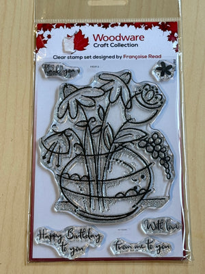 GS-Woodward Floral Bouquet stamp - HaLaMa Creations