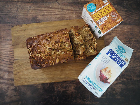 Organic Coconut Sugar, organic coconut flour banana bread