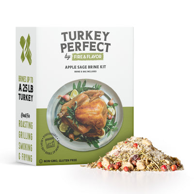 Fire and Flavor Turkey Perfect Brining Bag Marinades FFBB101 - The