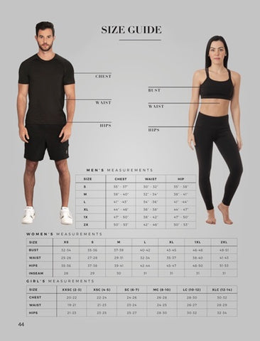 Sofibella Size Chart