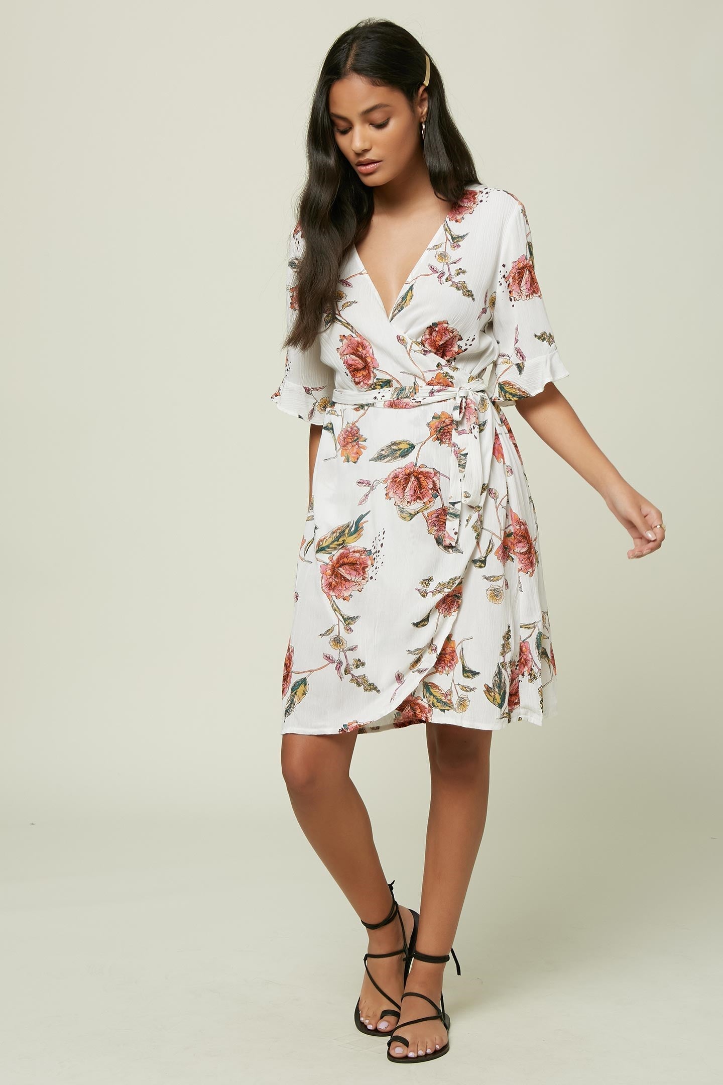 white wrap dress canada