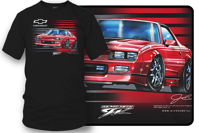 Camaro 3rd Generation - 80s Camaro - Chevy Camaro t shirt - Wicked Metal